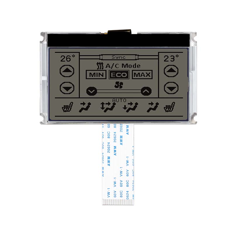 COG LCD MODULES 2.9inch 240X120 SPI FSTN+ display with white backlight