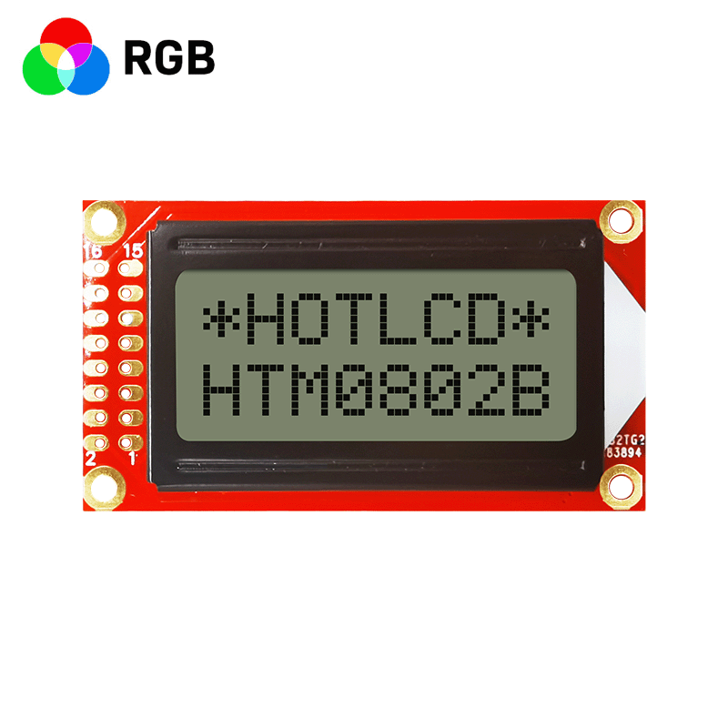 Character LCD Modules |2X8  FSTN+ RGB Backlight-Arduino